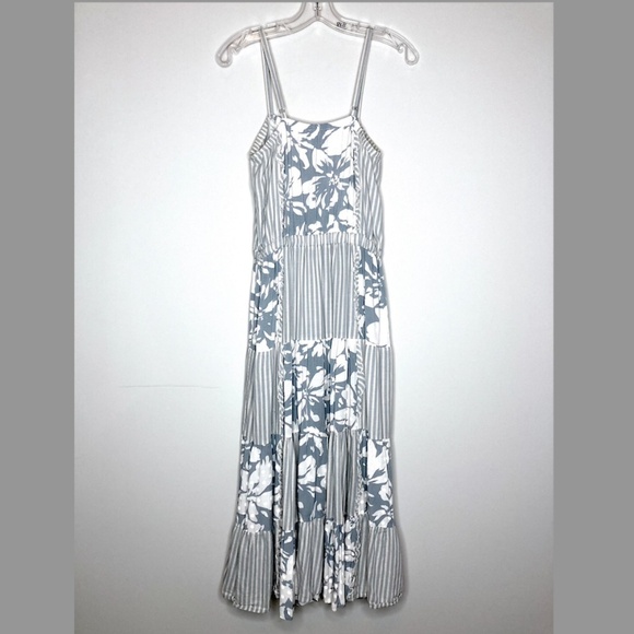 SPLENDID Misty Patchwork Midi Dress Size XL - Picture 2 of 6